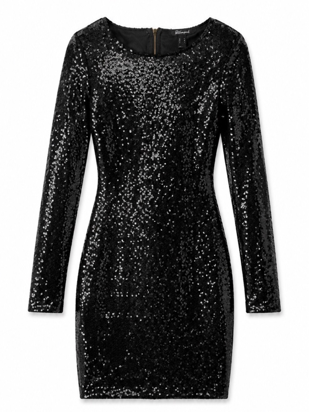 ✩ 2/$25 ✩ Black Sequin Long Sleeve Bodycon Dress, Size 2